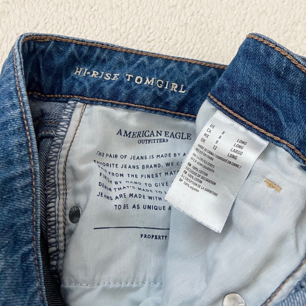 American Eagle Hi-Rise Tomgirl Jeans - Picture 13 of 16